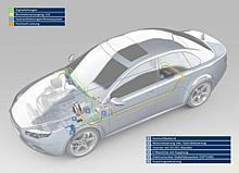 Für Hybridfahrzeuge entwickelt Bosch eine Vielzahl von Komponenten und Systeme. Dazu zählen Leistungselektronik, elektrische Antriebe sowie hocheffiziente elektrische Nebenaggregate. Foto: Bosch/auto-reporter.net